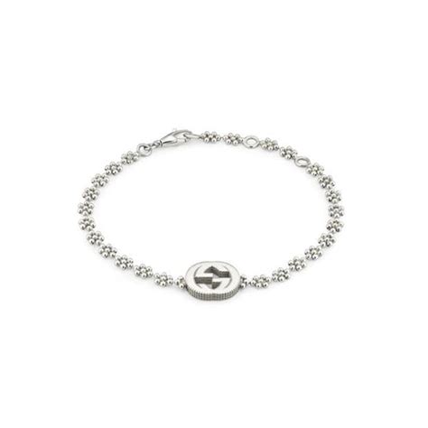 GUCCI G Flower Interlocking Bracelet 